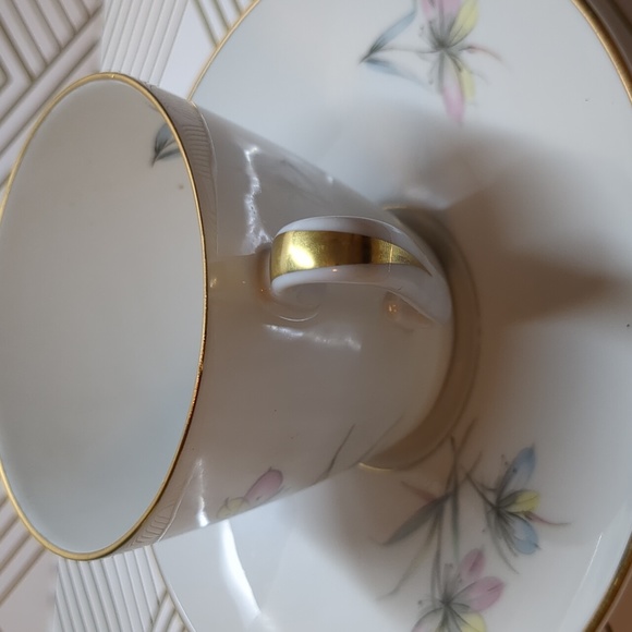 Vintage Mid century Edelstein Porcelain Made in Bavaria Germany Tea cup Saucer - Picture 6 of 6
